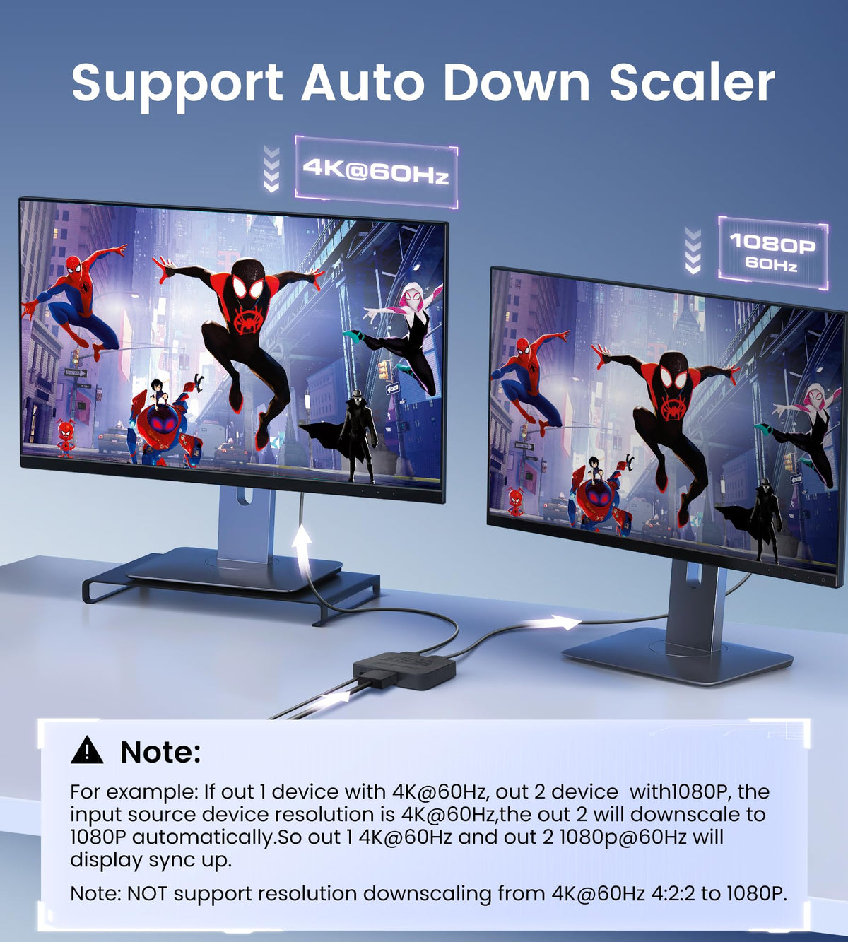 avedio links 4K display demo showing crisp UHD image retention for high-resolution viewing