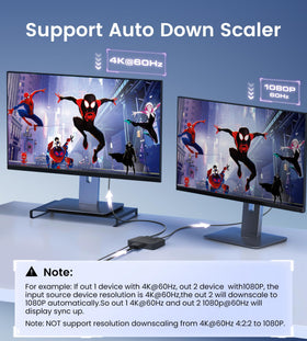 avedio links 4K display demo showing crisp UHD image retention for high-resolution viewing