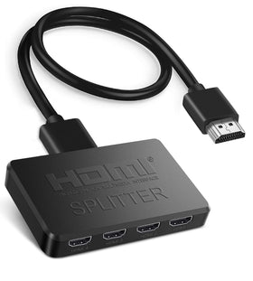 Avedio Links 4K HDMI Splitter 1x4 mirroring four displays with synchronized audio and video