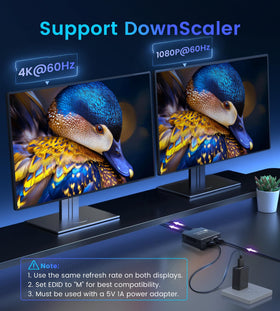avedio links in use with TV and soundbar demonstrating synced video and audio
