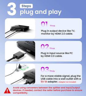 avedio links setup example wiring for quick plug-and-play mirroring