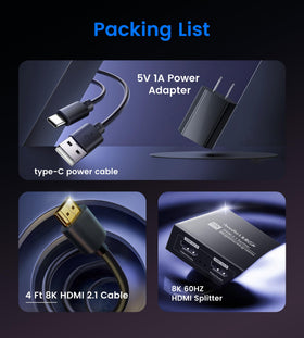 avedio links type-c power adapter for stable power and uninterrupted video