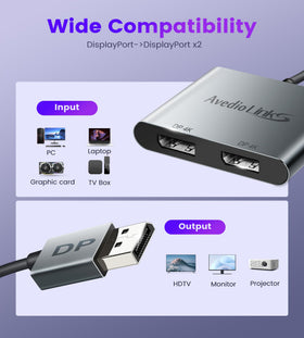 Avedio Links wide compatibility for PC and laptop workflows.