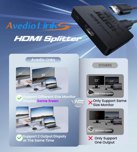 avedio links included HDMI cable and USB power adaptor ready out of the box for fast use