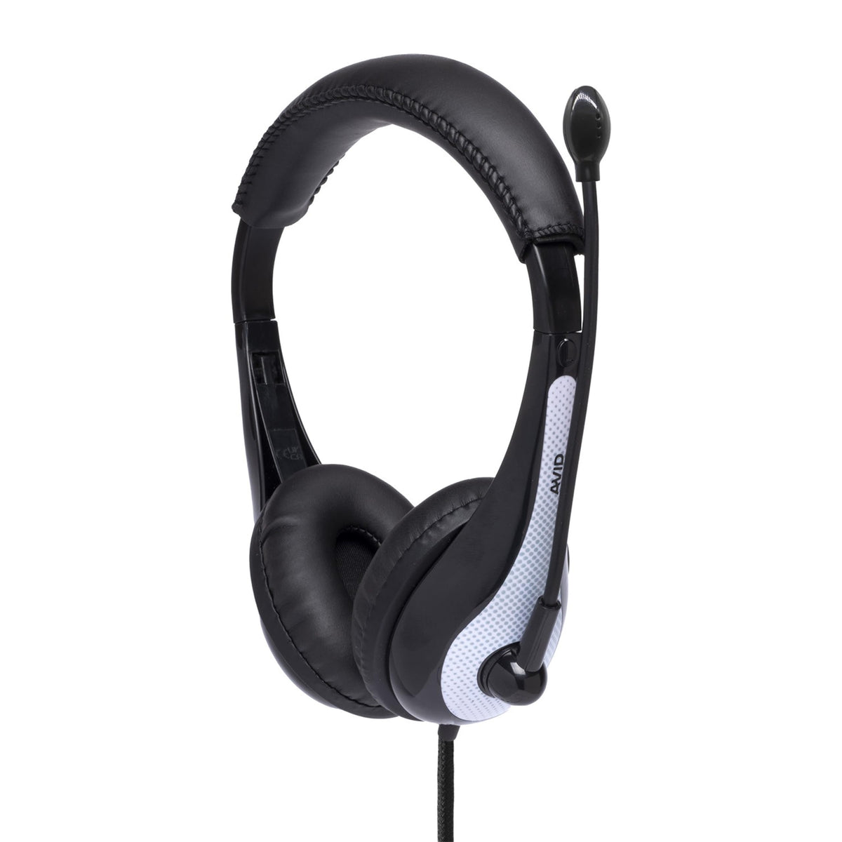 Avid AE-36 white ear pads, washable and easy to clean after class.
