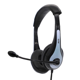 Avid AE-36 headset white front view for classroom listening and engagement.