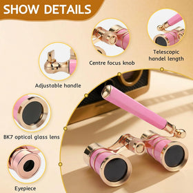 Avkoohum foldable handle extended for steady single-hand viewing benefit