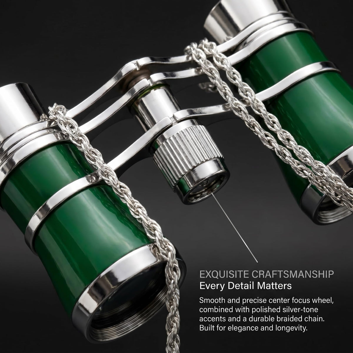 Compact, portable Avkoohum opera glasses design for travel and events