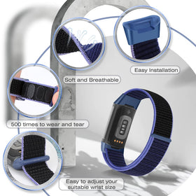 AVOD nylon weave strap featuring fastening technology to prevent slipping during workouts.
