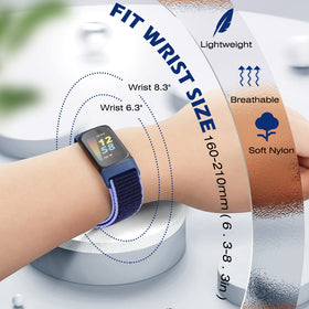 AVOD nylon weave strap with Velcro closure, skin-friendly and secure during activities