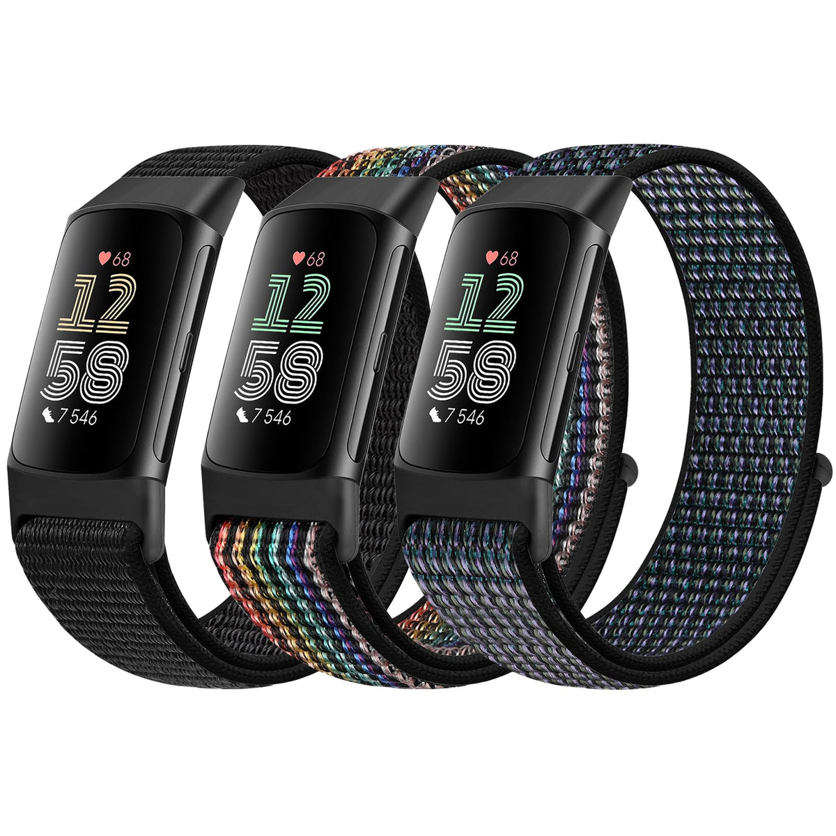 AVOD Sport Loop nylon band with adjustable closure for Fitbit Charge 6/5