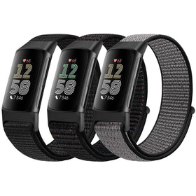 AVOD sport loop nylon band close-up shows tight weave for durability