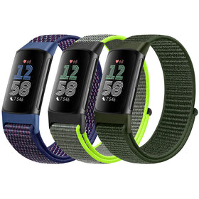 AVOD Sport Loop nylon band on wrist provides comfortable daily wear for Charge 6
