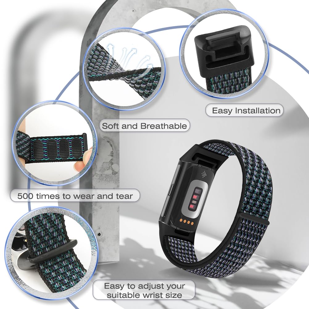 AVOD nylon band reinforced fastening prevents detachment during workouts