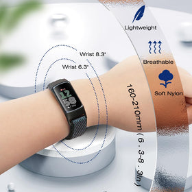 AVOD no buckle design nylon band secured by Velcro