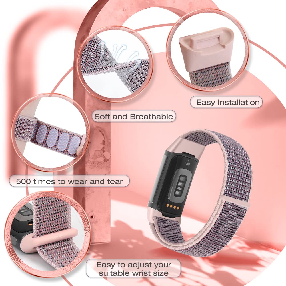 AVOD sport loop nylon band Velcro close-up, secure fastening