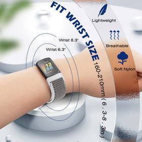 AVOD nylon band Velcro attachment showing secure fit during workouts