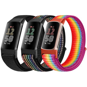 AVOD Sport Loop nylon band close-up on wrist highlighting breathable comfort.