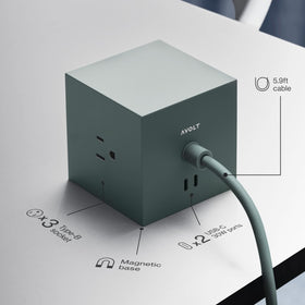 AVOLT Square 1 includes a 5.9 ft extension cord for flexible placement