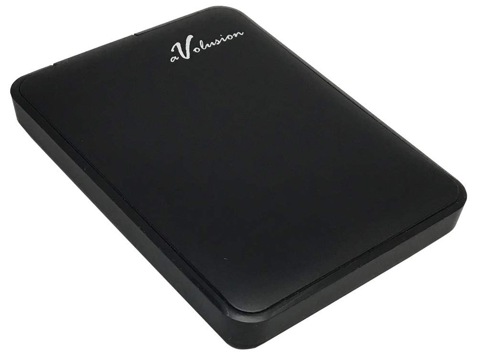 Avolusion 1TB USB 3.0 portable external hard drive front view for Xbox storage
