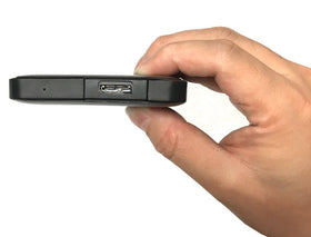Avolusion 1TB USB 3.0 portable external hard drive side profile