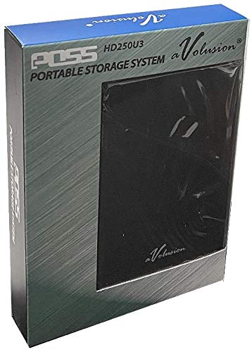 Avolusion HD250U3 1TB portable drive pre-formatted for PS4, ready to insert and use
