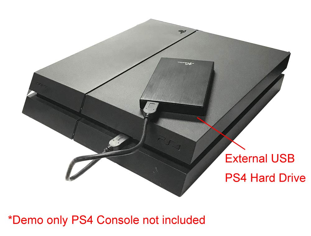 Avolusion HD250U3 1TB portable drive PS4 compatibility, plug-and-play with all PS4 generations