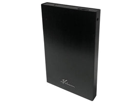 Avolusion HD250U3 1TB portable drive side profile, ultra-slim form factor ideal for on-the-go gaming