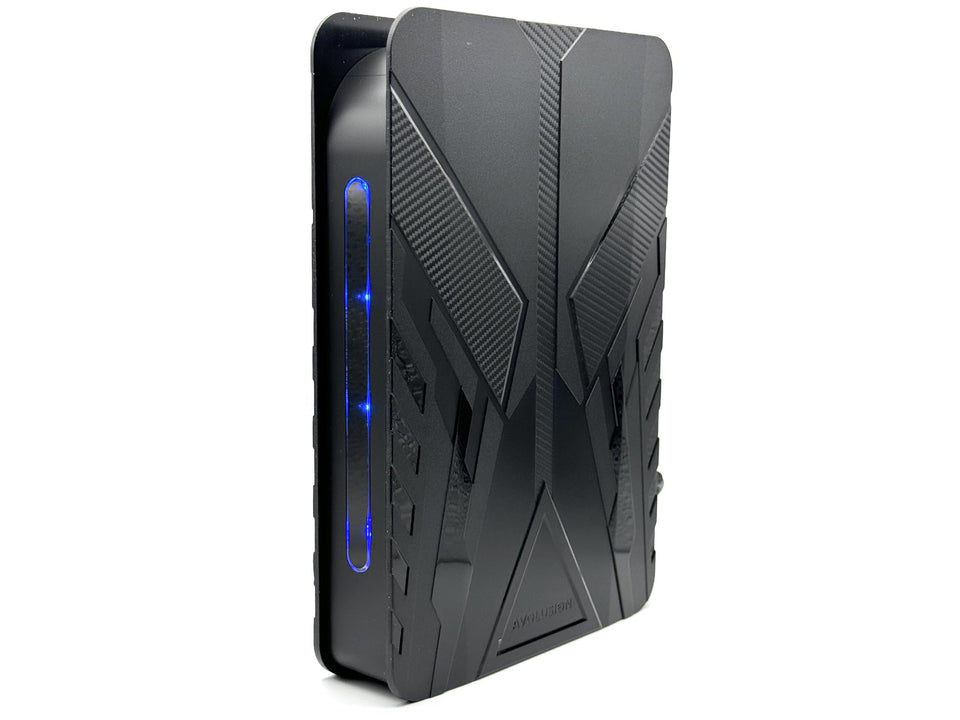 Avolusion T8 external 3TB PS5 HDD in black expands console storage.
