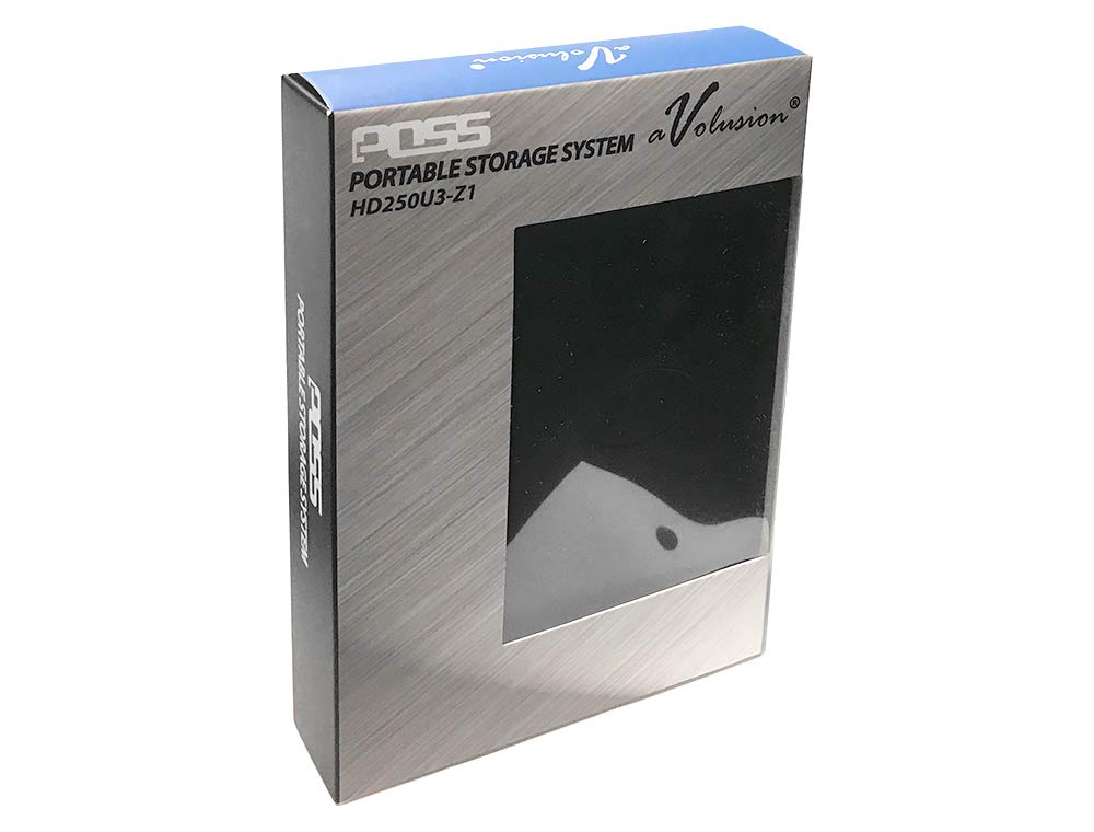 Avolusion ultra-slim drive held in hand