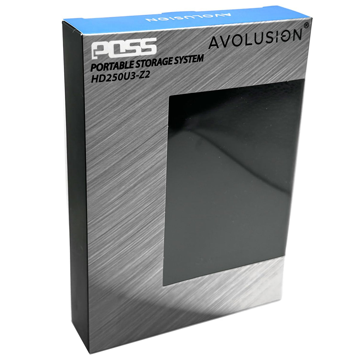 Avolusion Z2-S 1TB ultra slim drive packaging indicating renewed quality.