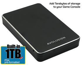 Avolusion in gaming setup showing quick access to archived games and media