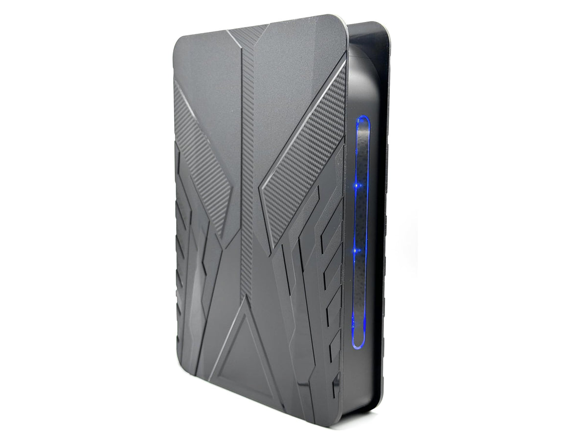 Branding label on the Avolusion PRO-T8 3TB external drive