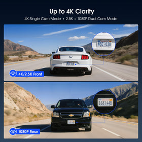 Avylet dash cam connects via 5G WiFi for fast live view and sharing.