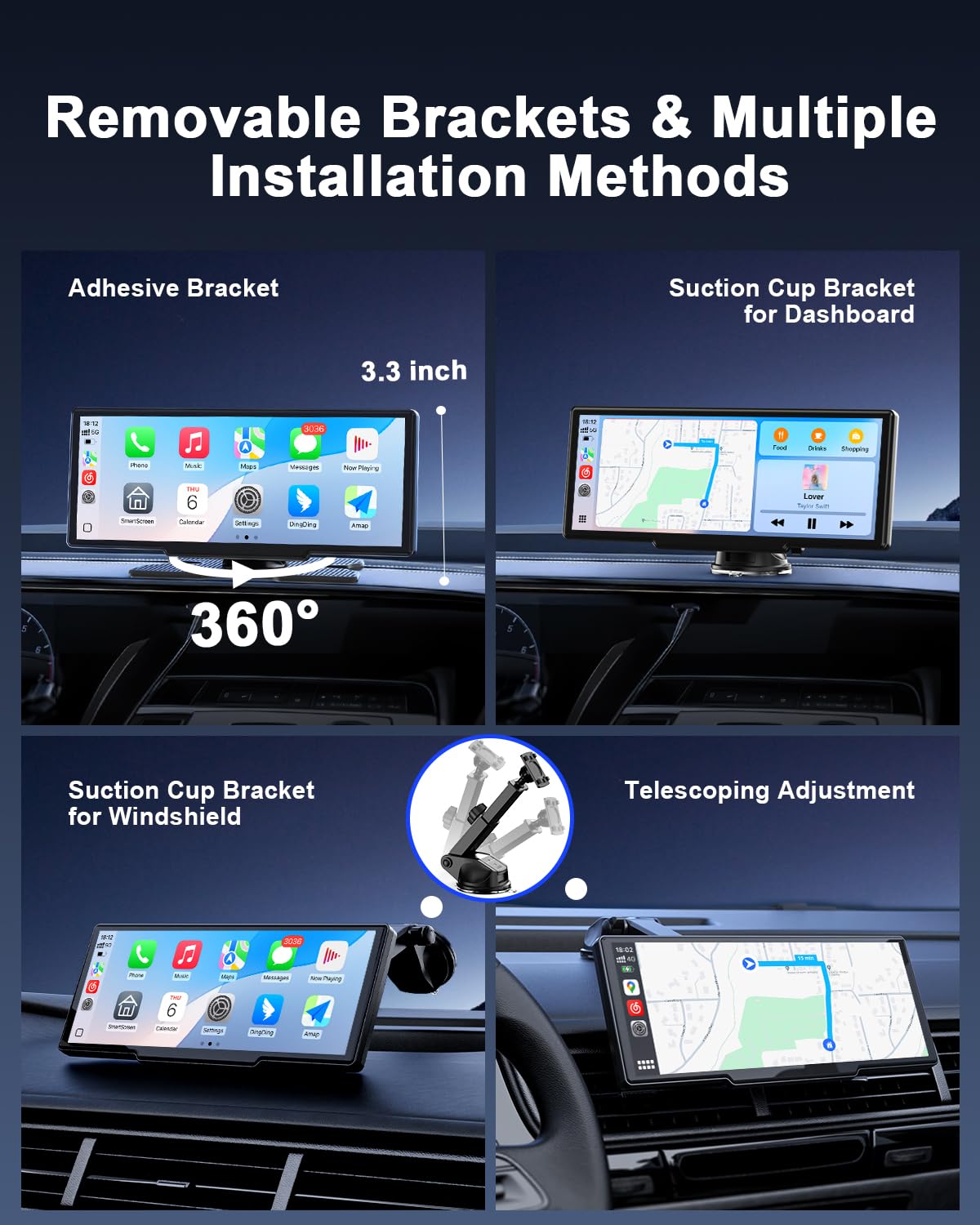 Avylet audio outputs view highlighting AUX Bluetooth FM flexible sound