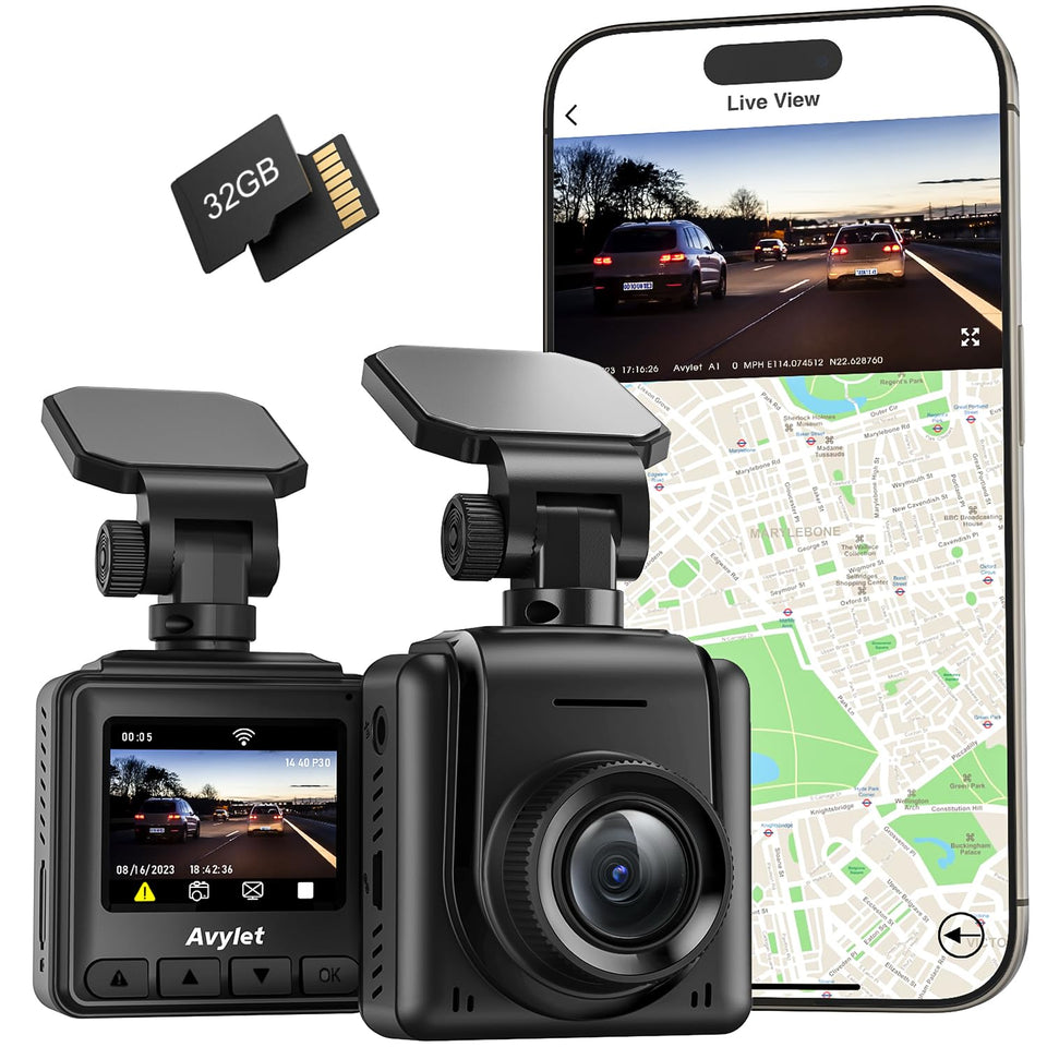 Avylet front view and adhesive mount showing discreet placement benefit