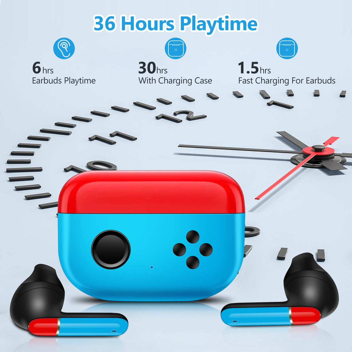 Awaiymi ergonomic earbud design offers comfortable fit for small ears.