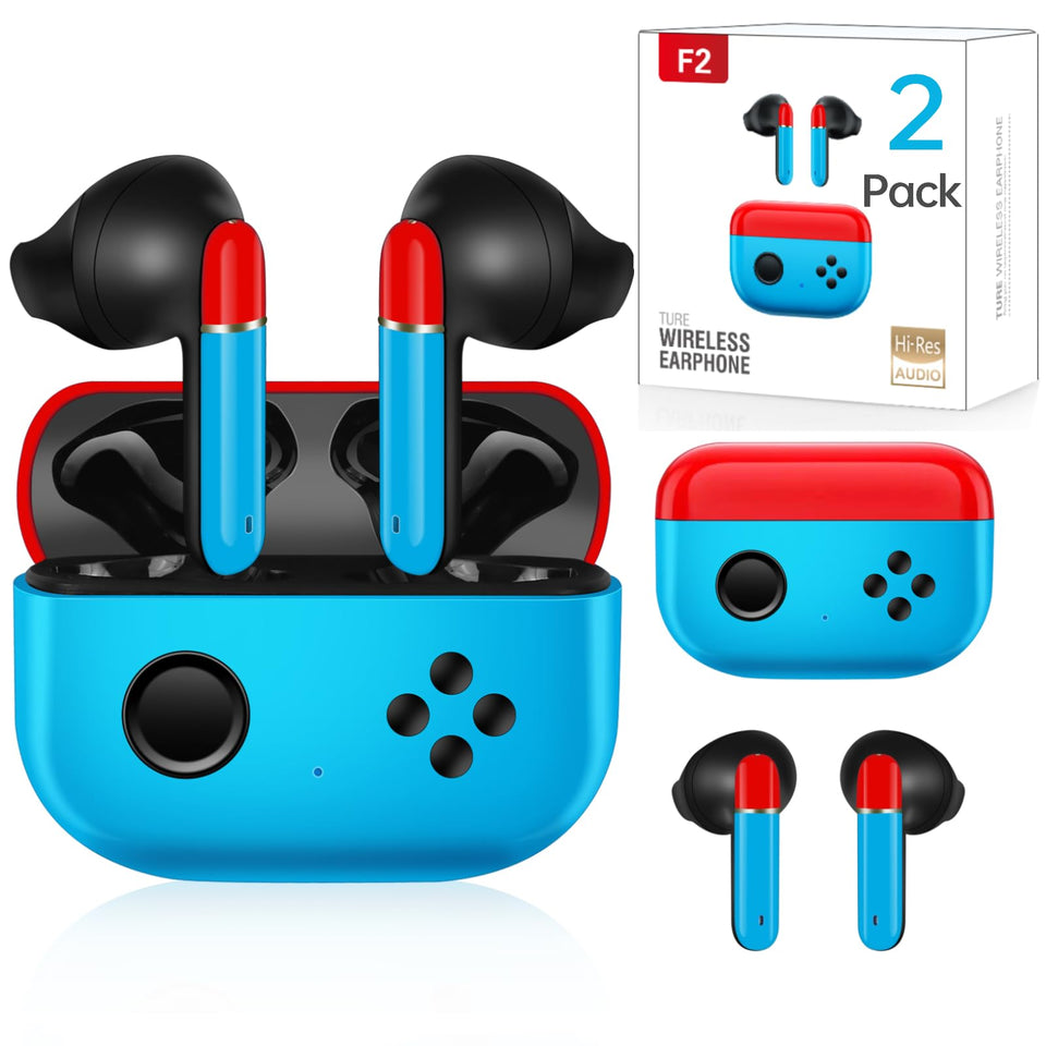 Awaiymi earbuds with charging case for kids and adults, ideal for on-the-go listening.