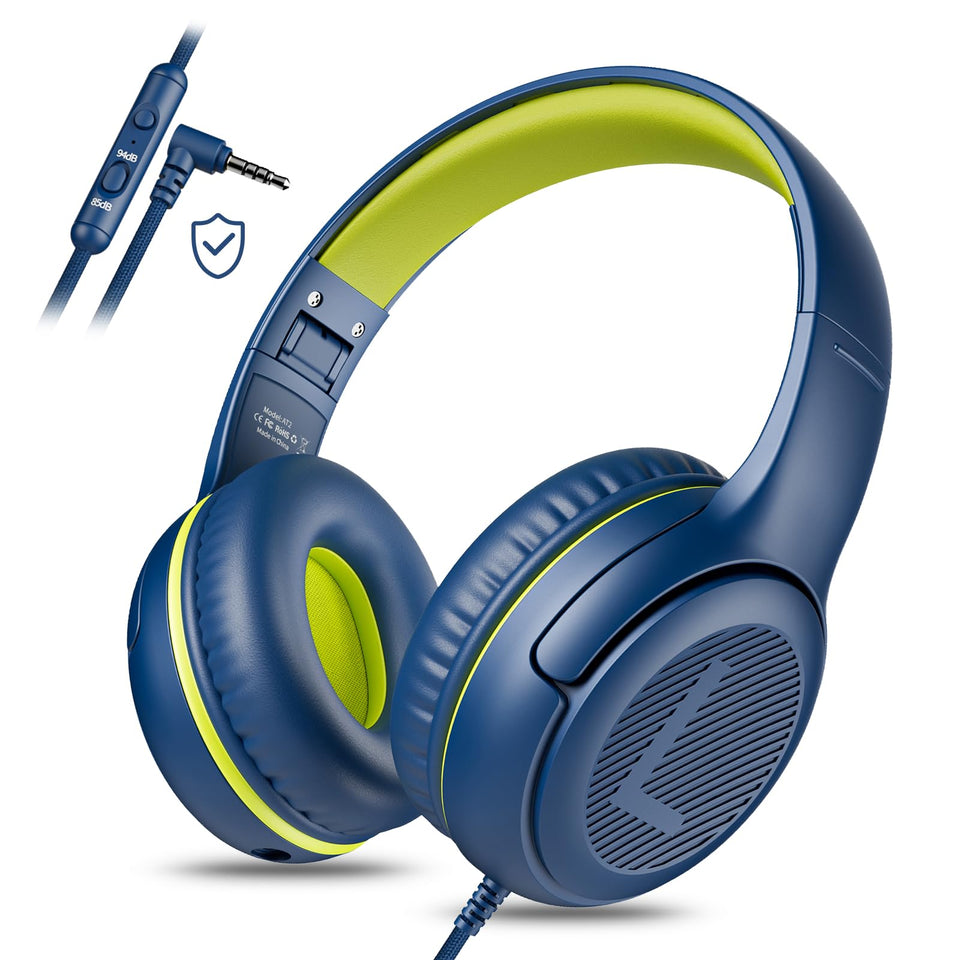 Awatrue AT2 kids headphones at 85dB limit for safe study listening.