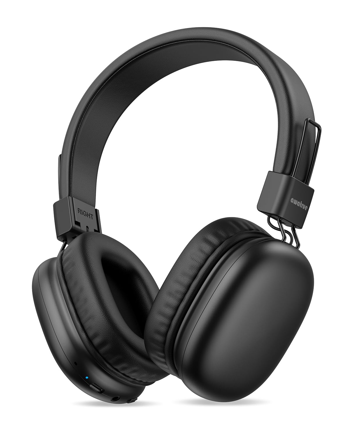 awatrue AT8 folded headphones showing compact travel-friendly design for kids
