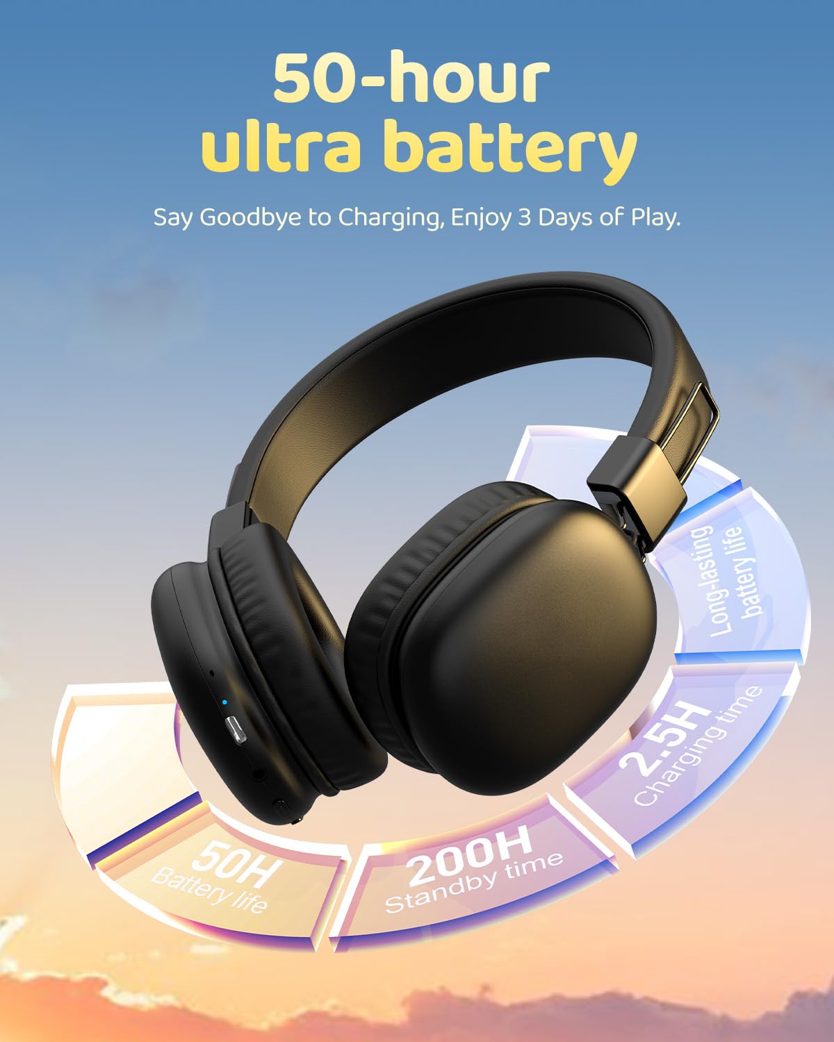 awatrue AT8 headphones worn on a child for secure fit and comfort