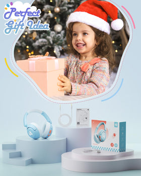 awatrue Kids Bluetooth Headphones 90-degree hinge for durability