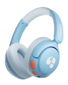 awatrue Kids Bluetooth Headphones folded for travel, compact and portable