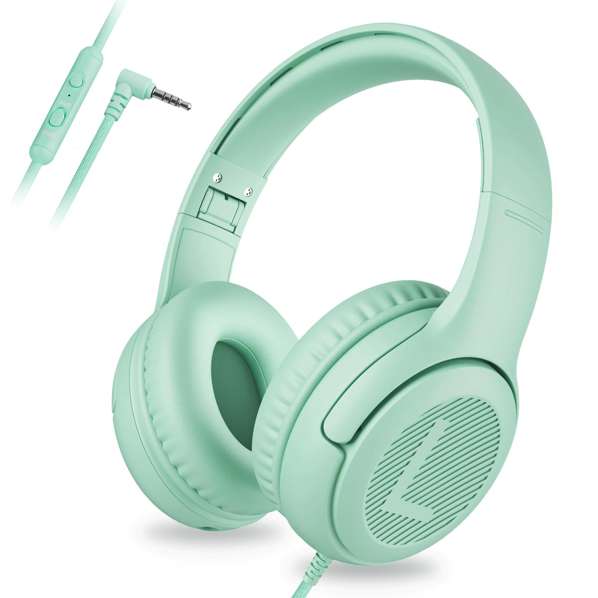 awatrue kids headphones with 85db volume control for safe listening during study time
