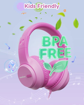 awatrue kids headphones memory foam cushions for all day comfort