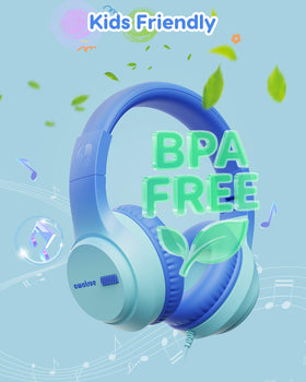 awatrue kids headphones reinforced headband withstands drops during school