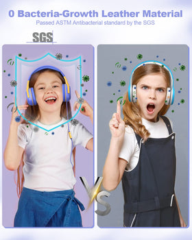 Awatrue soft leather earmuffs offering skin-friendly comfort