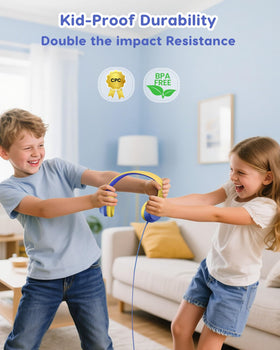 awatrue Kids Headphones volume slider allows safe, adjustable listening for kids.