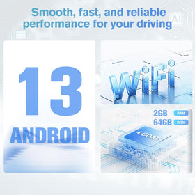 AWESAFE 4Core dashboard with Android Auto enables seamless navigation.
