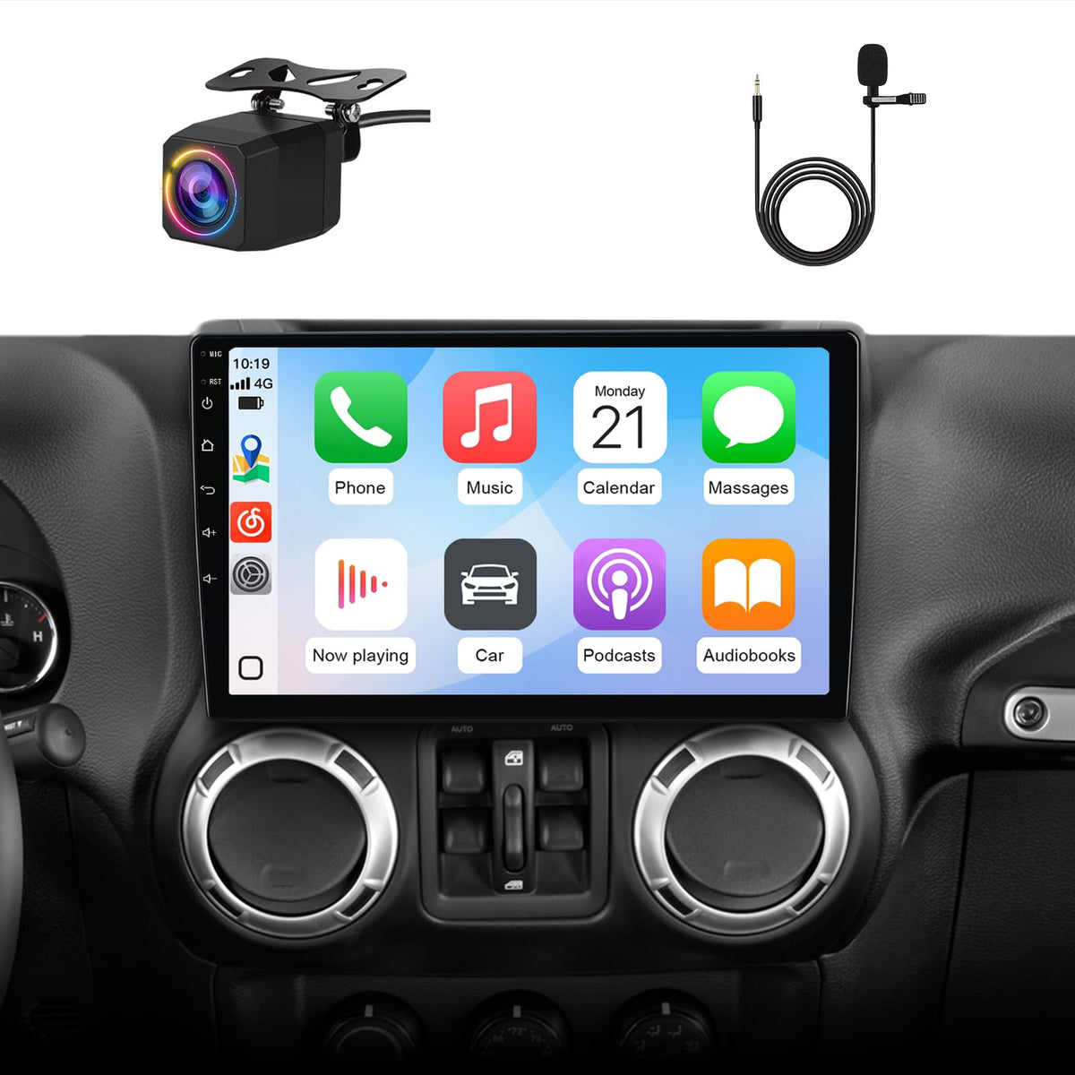 AWESAFE 4Core 64GB car radio dashboard with fast performance for apps